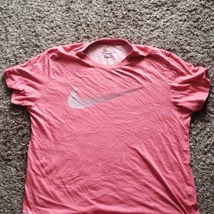 Red nike shirt